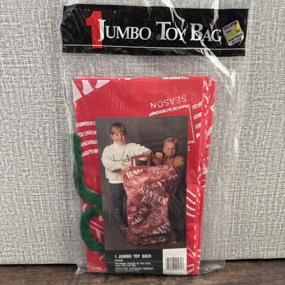 Vintage Christmas Gift Wrap or Crafting Lot Gift Tags Bags Cards Ribbon